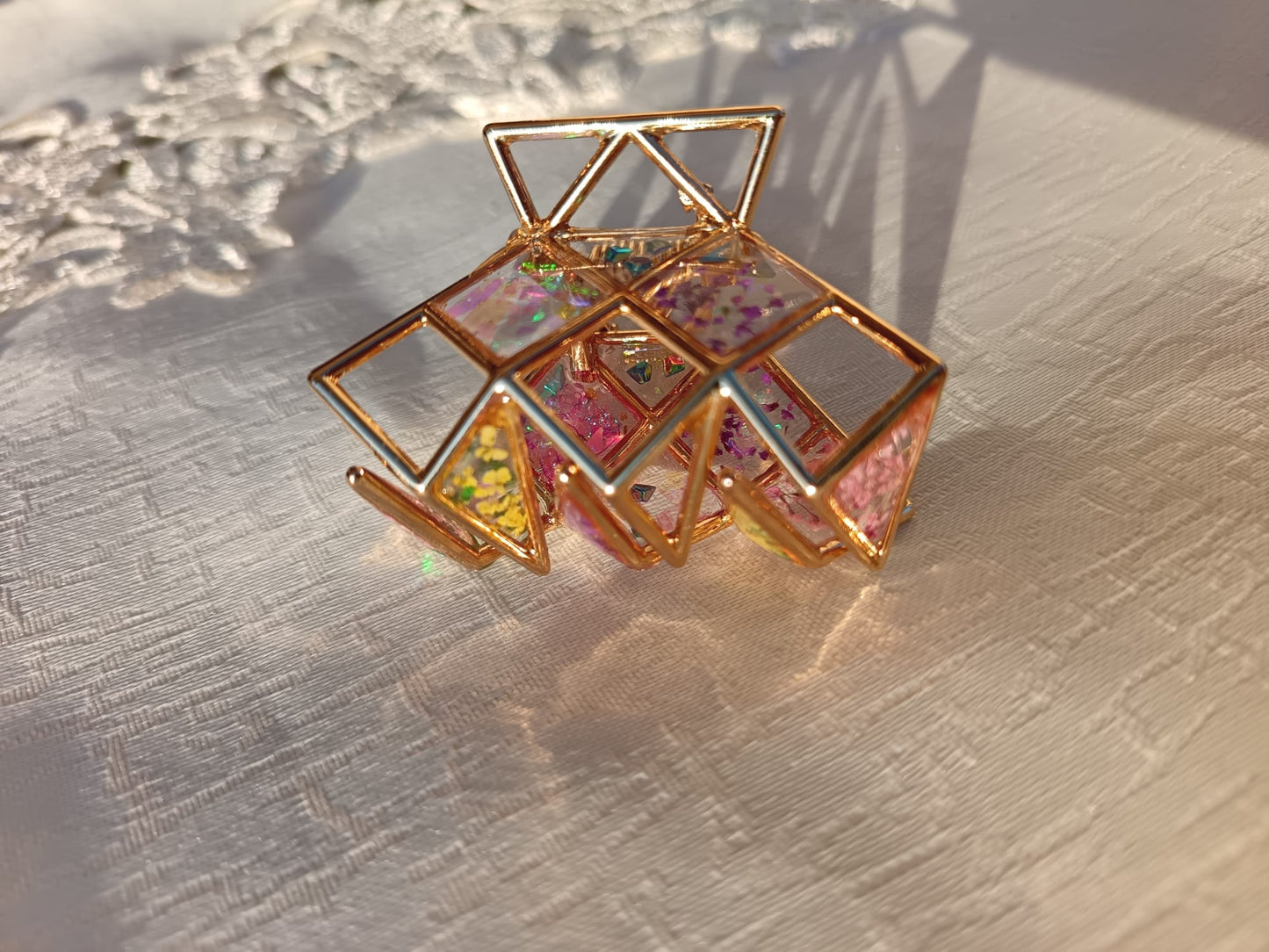 Clip per capelli artigianale dal design unico e moderno