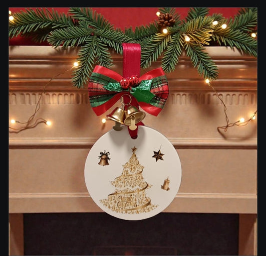  Gessetto natalizio profumato decorativo tondo